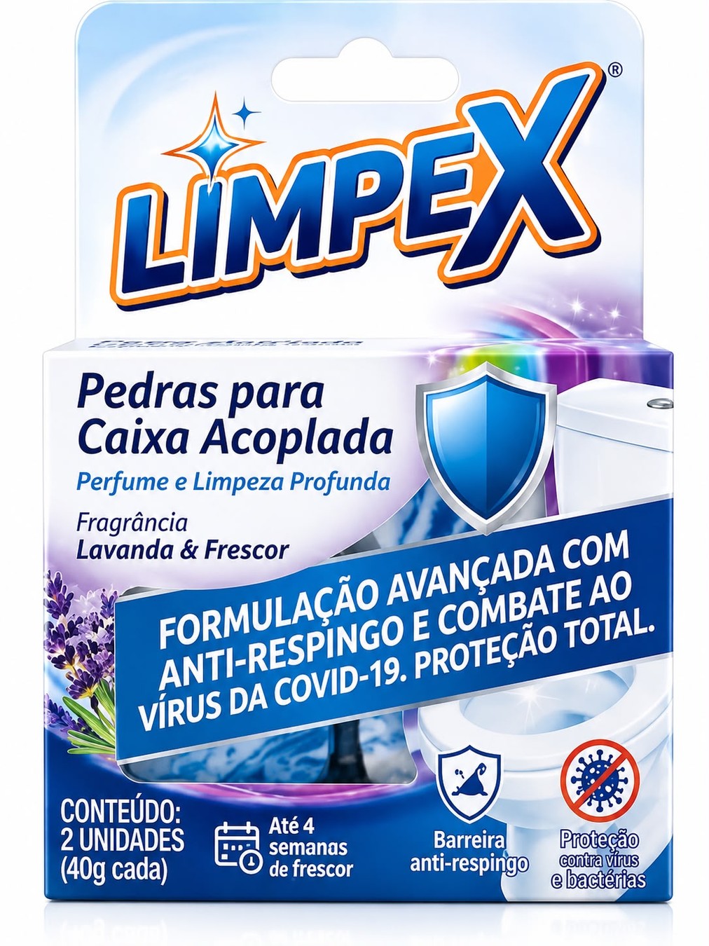Pedras Limpex para Caixa Acoplada